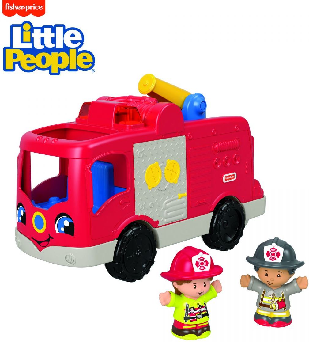 Fisher Price Little People Hasičský vůz - obrázek 1