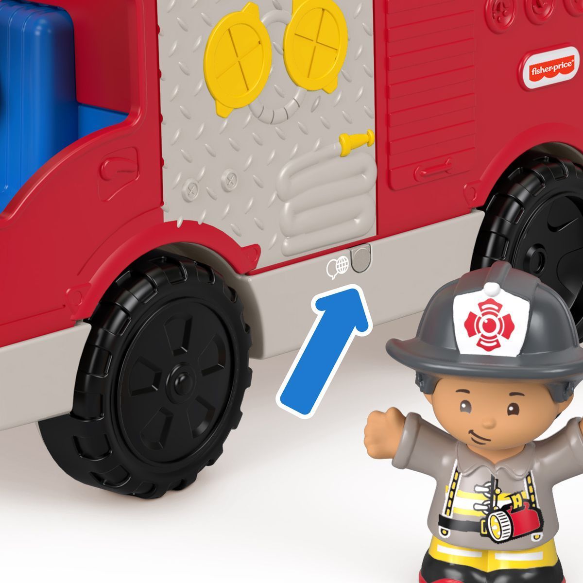 Fisher Price Little People Hasičský vůz - obrázek 2