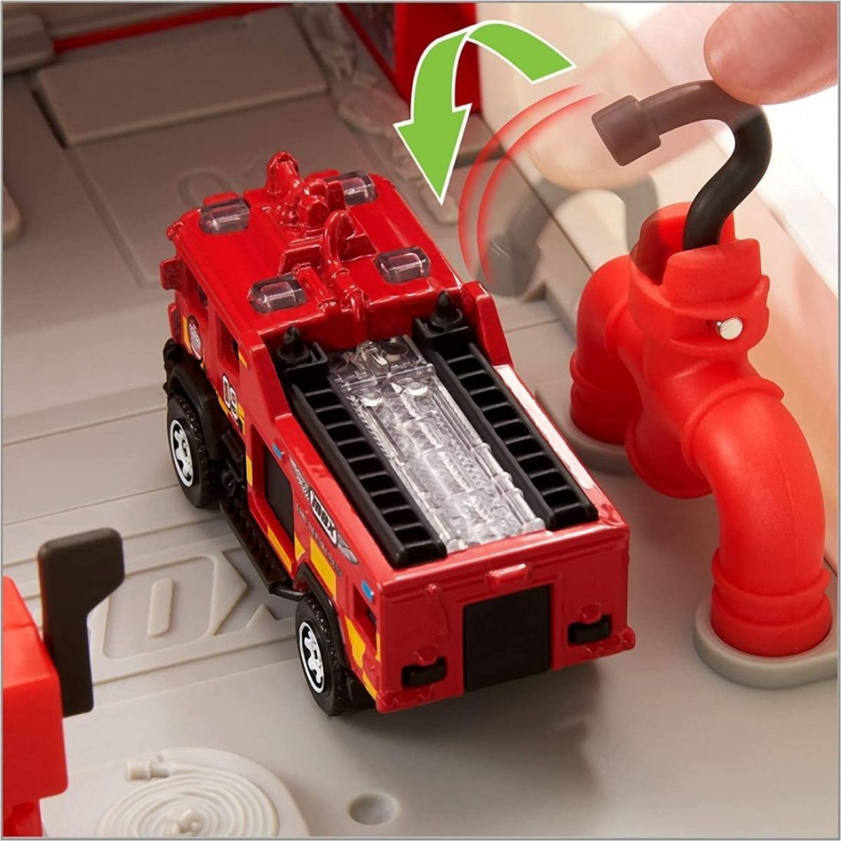 Matchbox Auto Hasičská stanice se světly a zvuky - obrázek 6