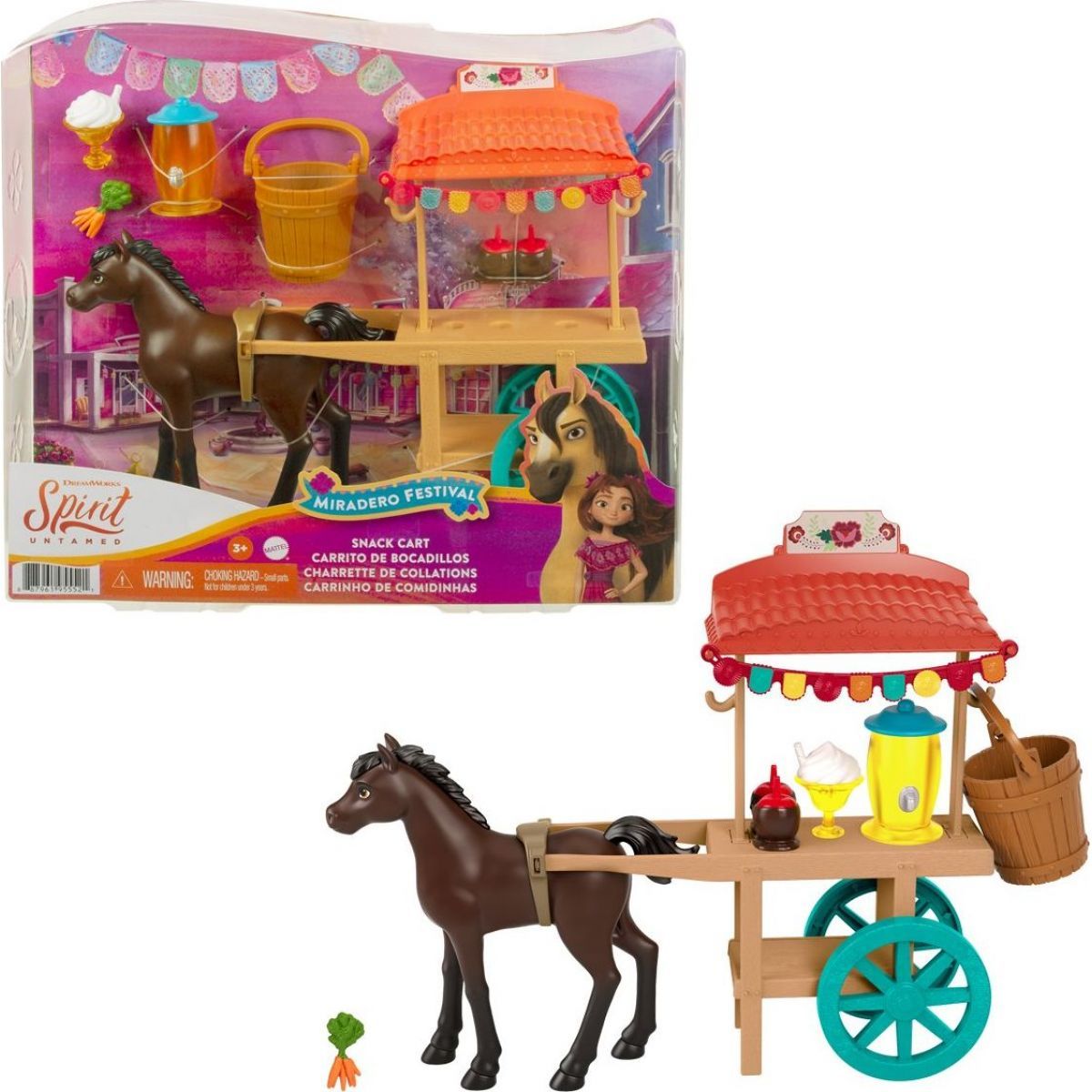 Mattel Spirit festival Tmavě hnědý kůň - obrázek 3