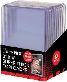 UltraPro Toploader Ultra Pro 3x4 Super Thick 180PT Toploaders - 10 ks - obrázek 1