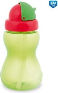 Canpol Babies Sportovní láhev se slámkou  - zelená - obrázek 1