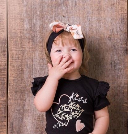 G-Baby Čelenka s mašlí Kiss - smetanová - obrázek 1