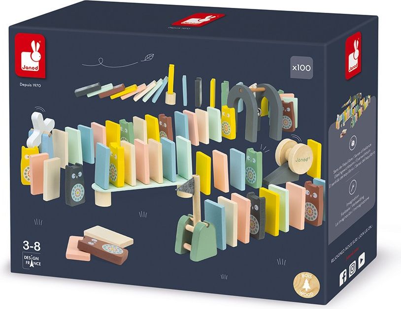 Janod Sweet Cocoon domino 100 ks - obrázek 6