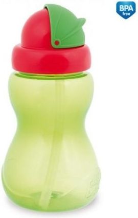 Sportovní láhev se slámkou Canpol Babies - zelená - obrázek 1
