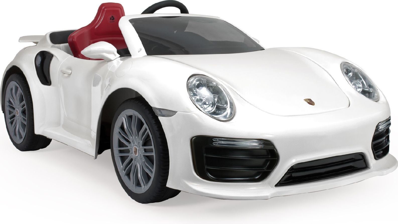 Injusa elektrické autíčko Porsche 911 Turbo S White 12V iMove - obrázek 1