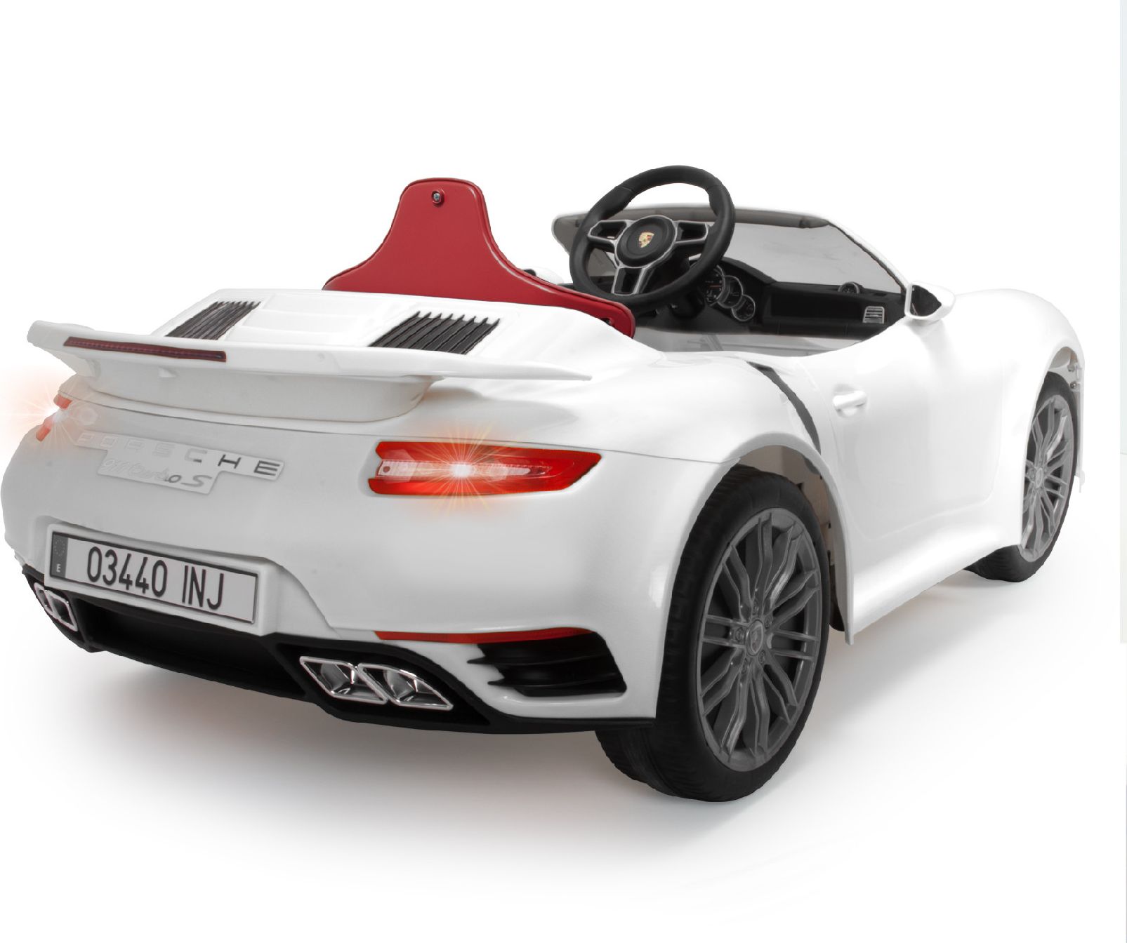 Injusa elektrické autíčko Porsche 911 Turbo S White 12V iMove - obrázek 5
