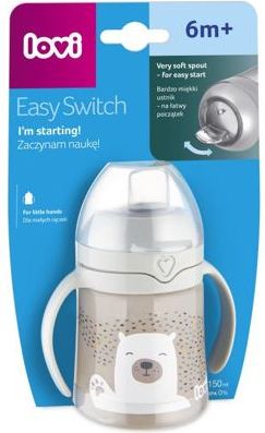LOVI Tréninkový hrneček 150ml BUDDY BEAR 6m+ - obrázek 2