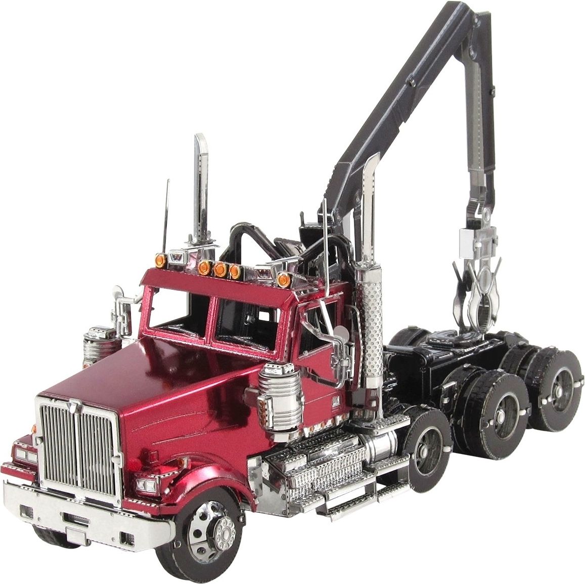 METAL EARTH 3D puzzle Western Star 4900SF Log Truck - obrázek 1