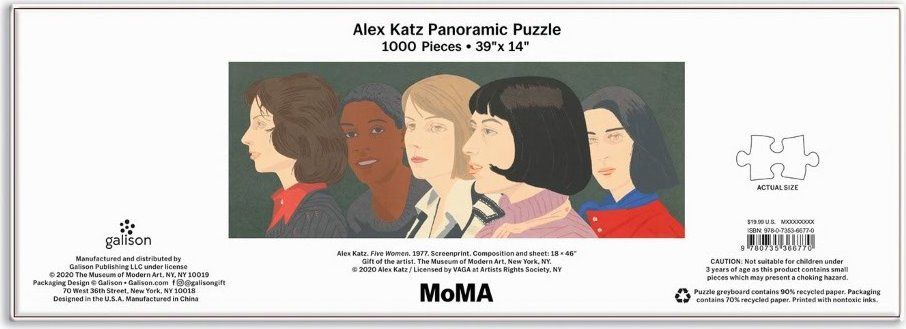 GALISON Panoramatické puzzle Pět žen 1000 dílků - obrázek 2