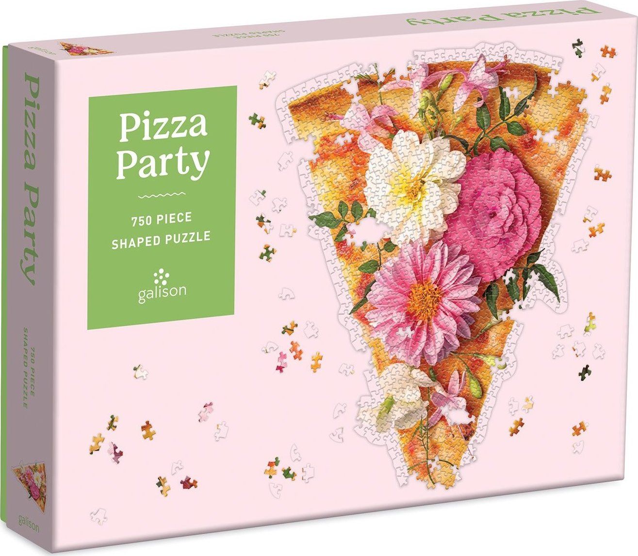GALISON Tvarové puzzle Pizza párty 750 dílků - obrázek 1