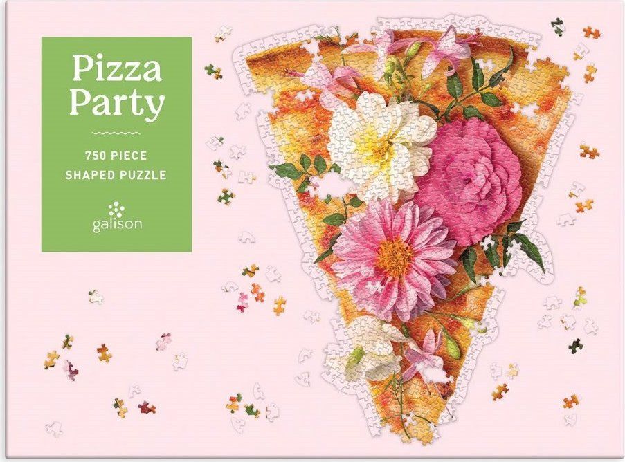 GALISON Tvarové puzzle Pizza párty 750 dílků - obrázek 4
