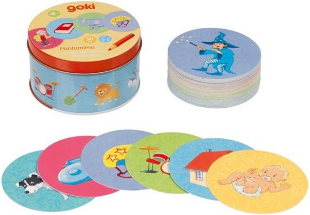 Společenská hra - Pantomima v plechovce, 50 dílů (Goki)
