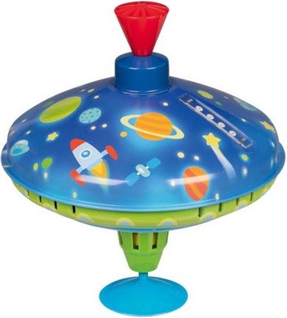 Plechová hračka - Káča 18,5cm, LED vesmír (Goki) - obrázek 1