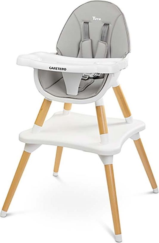 Jídelní židlička CARETERO TUVA grey - obrázek 1