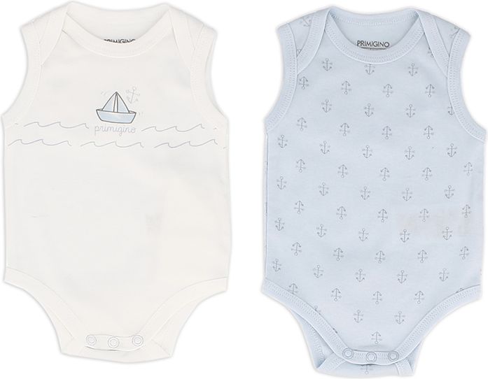 Primigi kojenecké body bez rukávů set 2 kusů 47426301 Velikost: 62 - obrázek 1