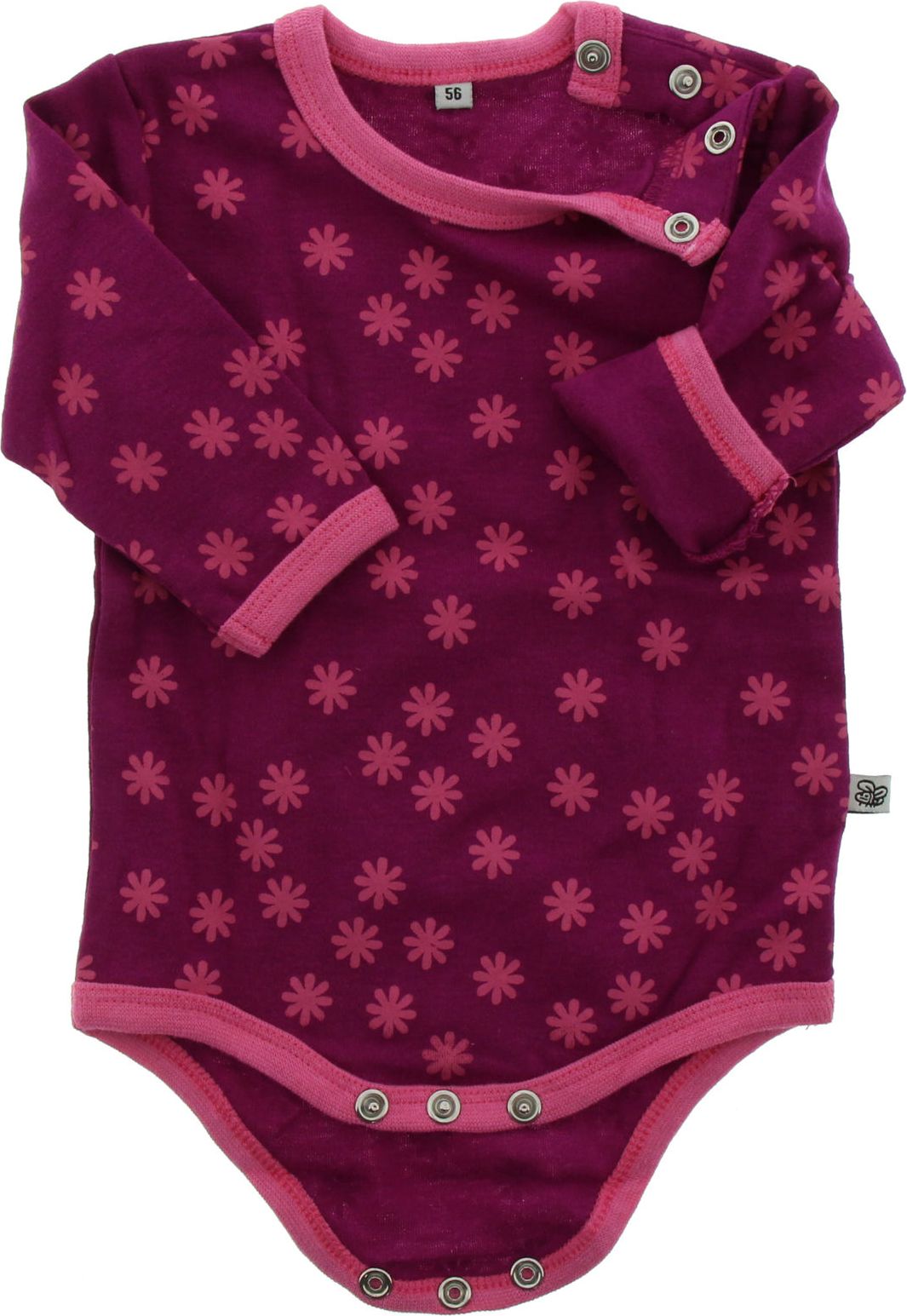 Pippi kojenecké body s dlouhým rukávem OEKO - TEX set 4 ks 3819 - 569 Velikost: 56 - obrázek 3