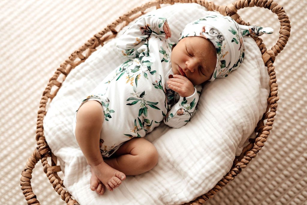 Snuggle Hunny Kids body s dlouhým rukávem Eucalypt GOTS Velikost: 56 - obrázek 2