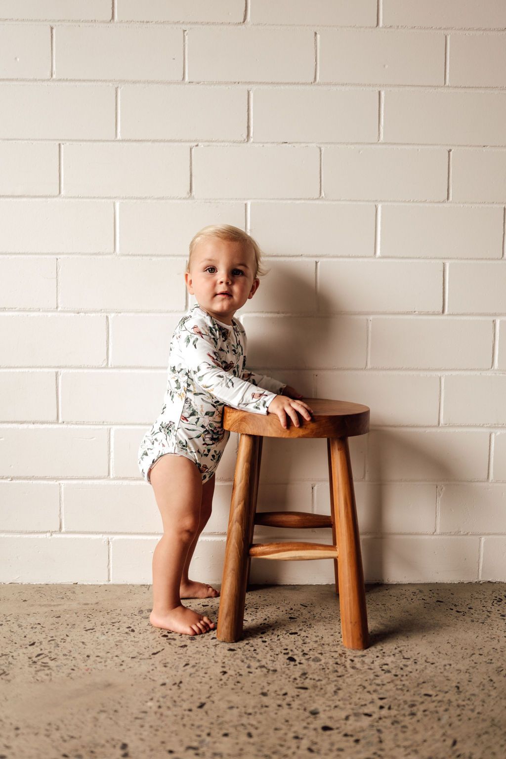 Snuggle Hunny Kids body s dlouhým rukávem Eucalypt GOTS Velikost: 56 - obrázek 3