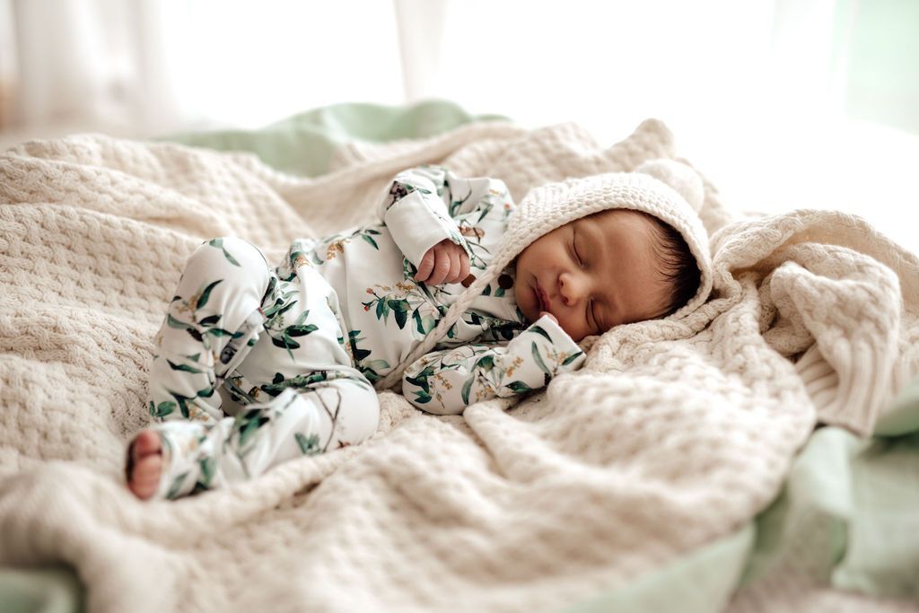 Snuggle Hunny Kids kojenecký overal Eucalypt GOTS Velikost: 68 - obrázek 4