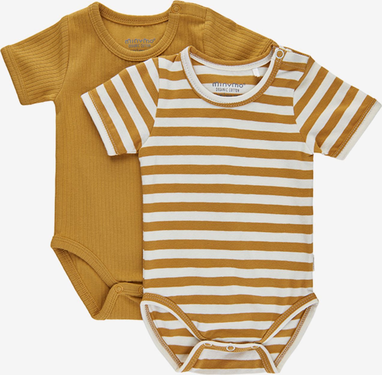 Minymo kojenecké body s krátkým rukávem set 2 kusů 5753 - 254 Velikost: 50 - obrázek 2