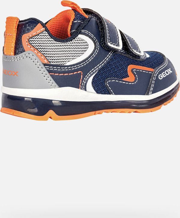 GEOX dětské boty pro první krůčky se svítící podrážkou TODO BABY BOY modré - oranžové Velikost: 24 - obrázek 5