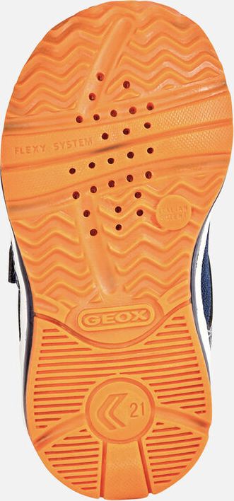 GEOX dětské boty pro první krůčky se svítící podrážkou TODO BABY BOY modré - oranžové Velikost: 24 - obrázek 7