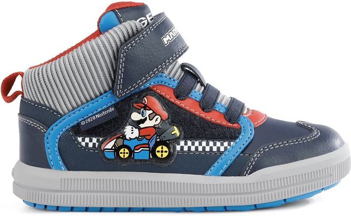 GEOX dětské kotníkové boty ARZACH BOY SUPER MARIO modré - šedé - J164AB Velikost: 24 - obrázek 1