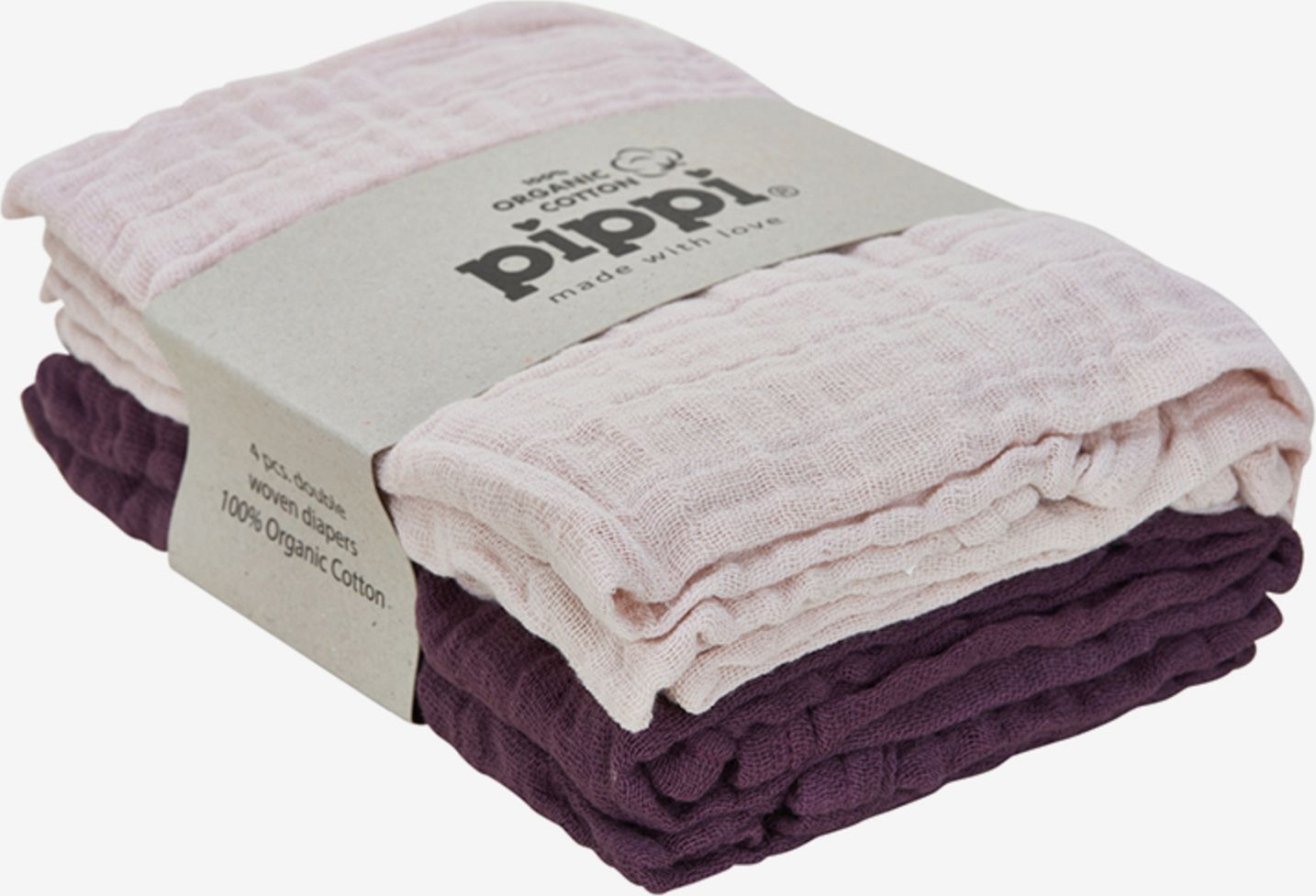 Pippi mušelínová plena set 4 kusů 4455 - 610 - obrázek 2