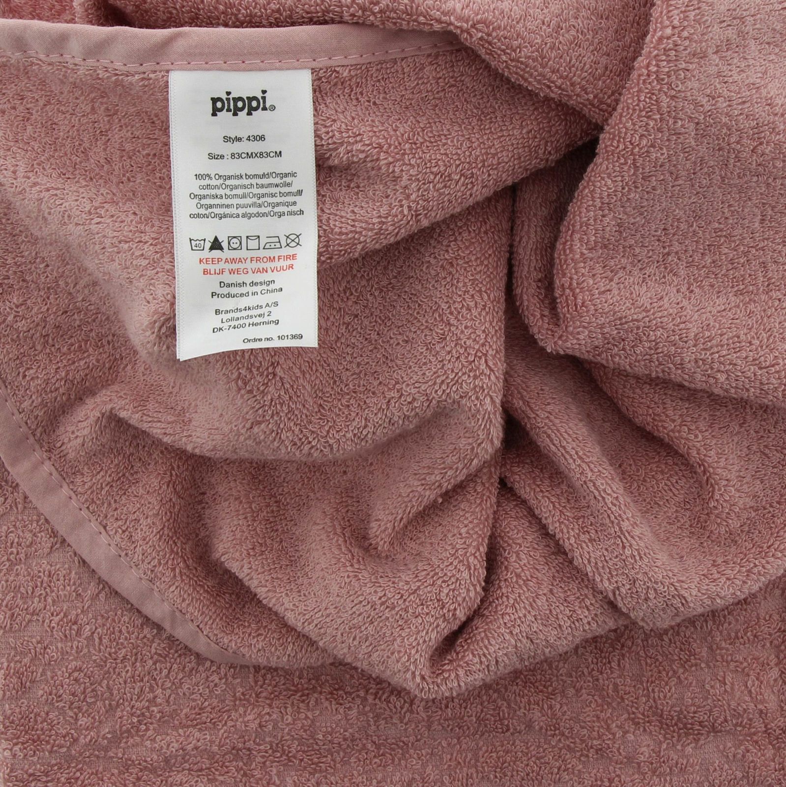 Pippi dětská osuška s kapucí 4306 - 593 - obrázek 3