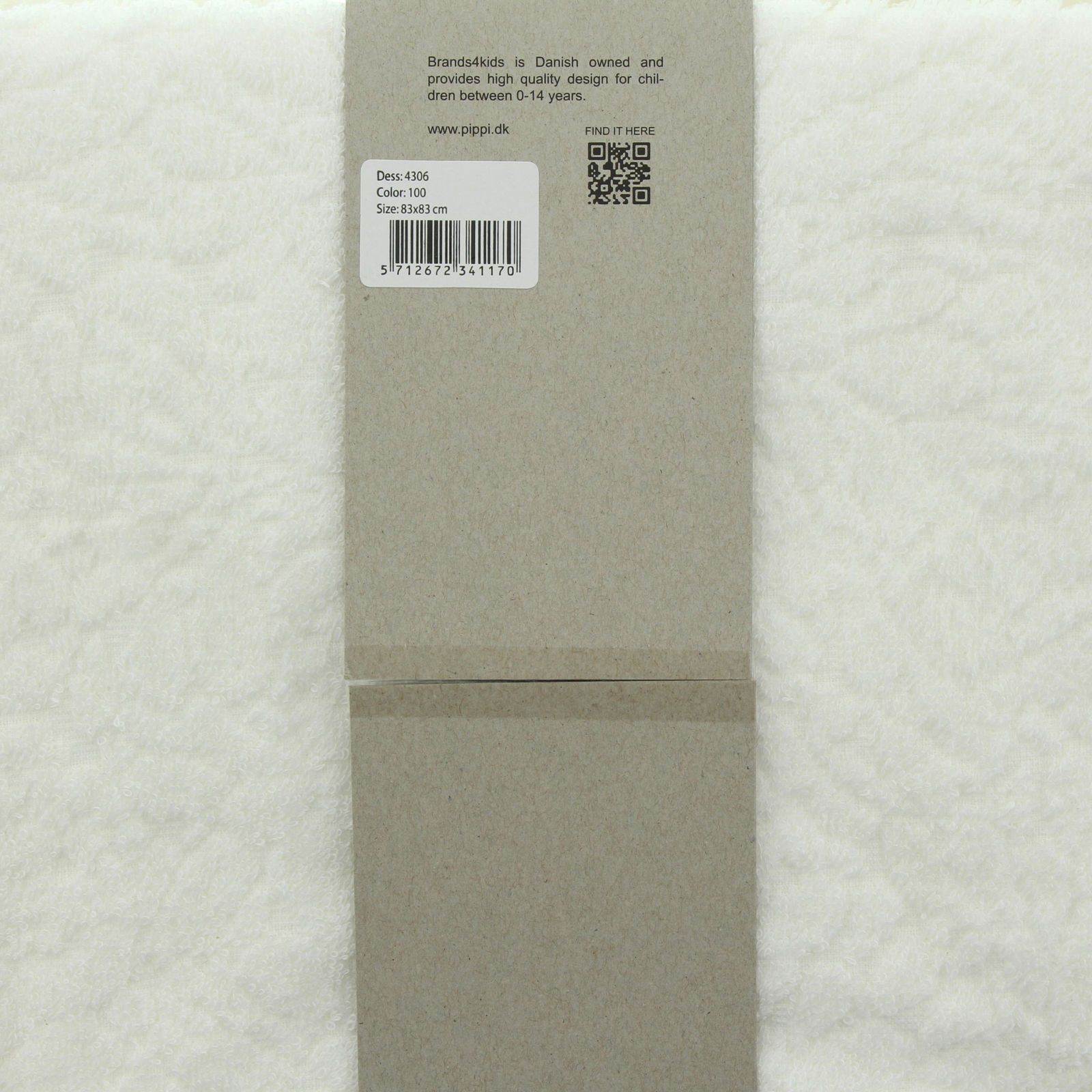 Pippi dětská osuška s kapucí 4306 - 100 - obrázek 5