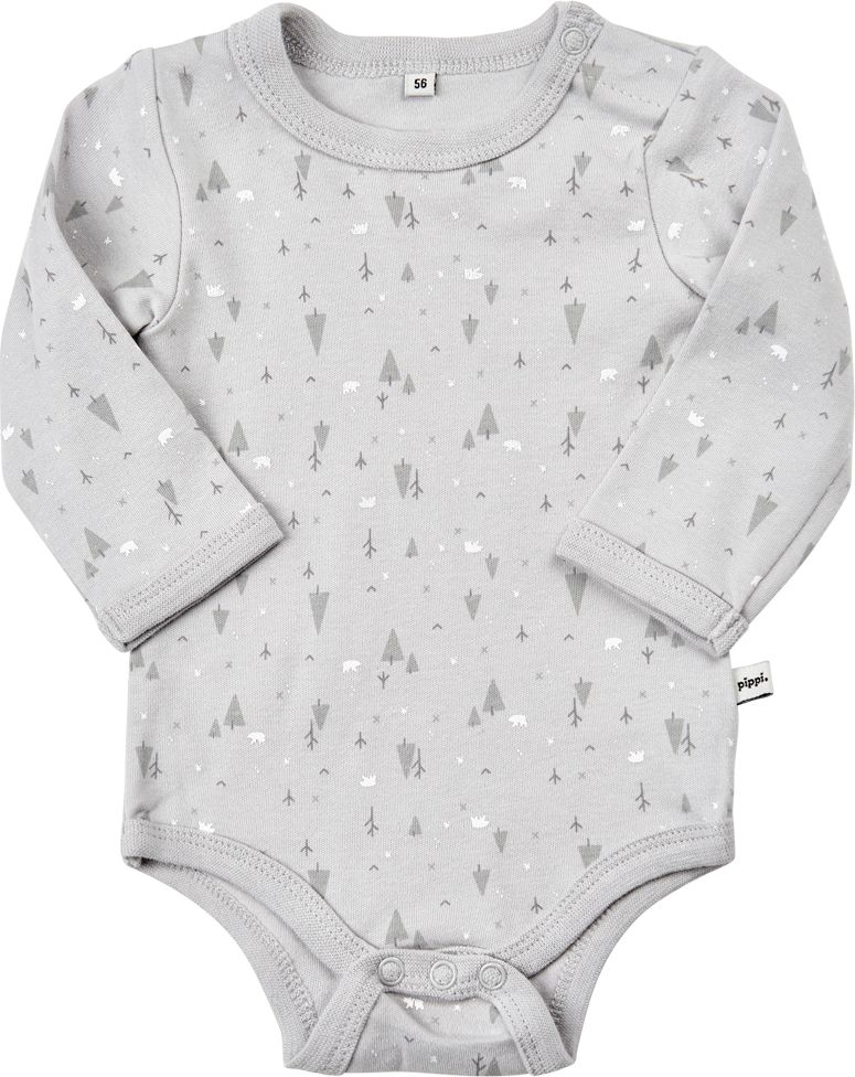 Pippi kojenecké body s dlouhým rukávem OEKO - TEX set 4 ks 3819 - 190 Velikost: 56 - obrázek 5