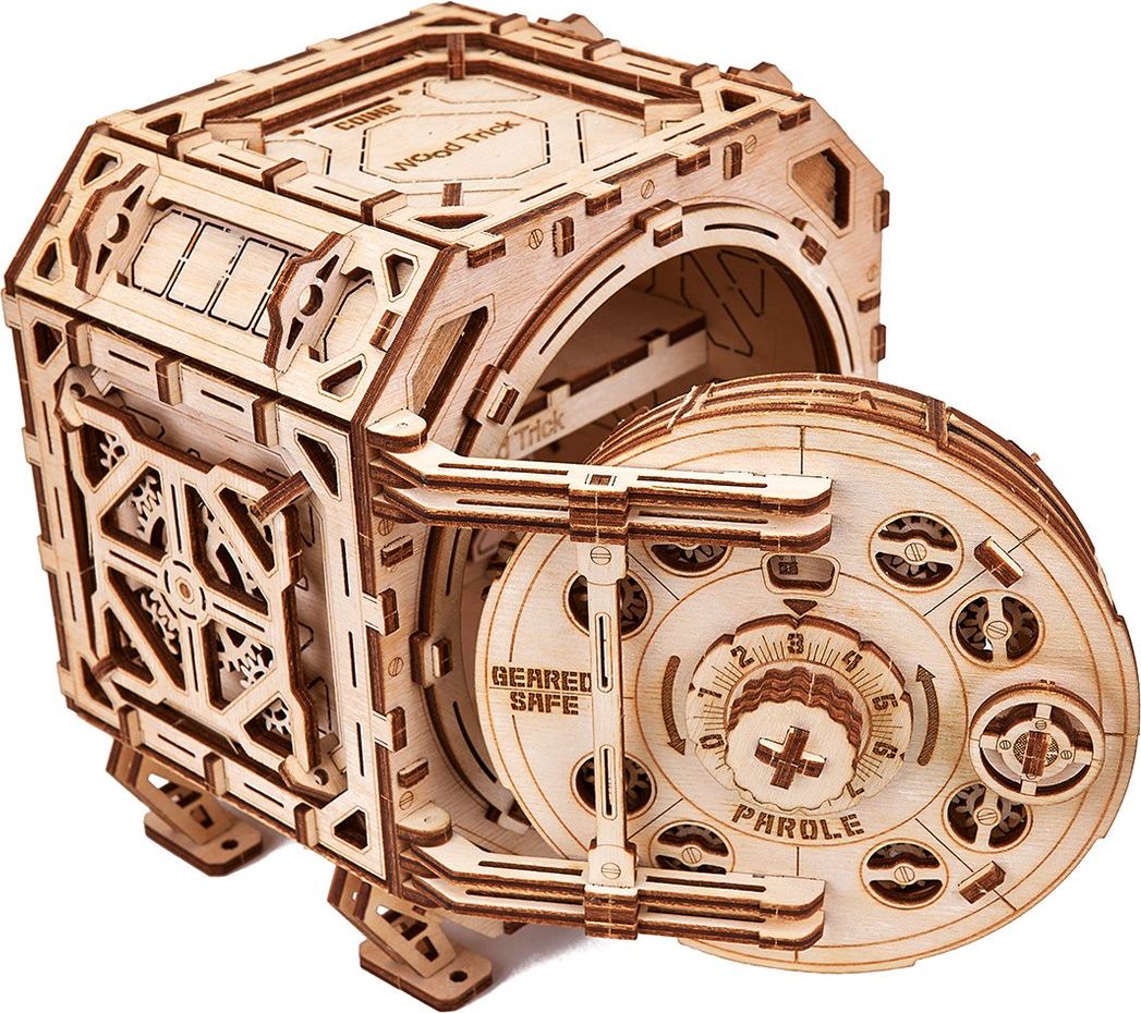 Wood Trick "Trezor" - 3D dřevěné mechanické puzzle - obrázek 2