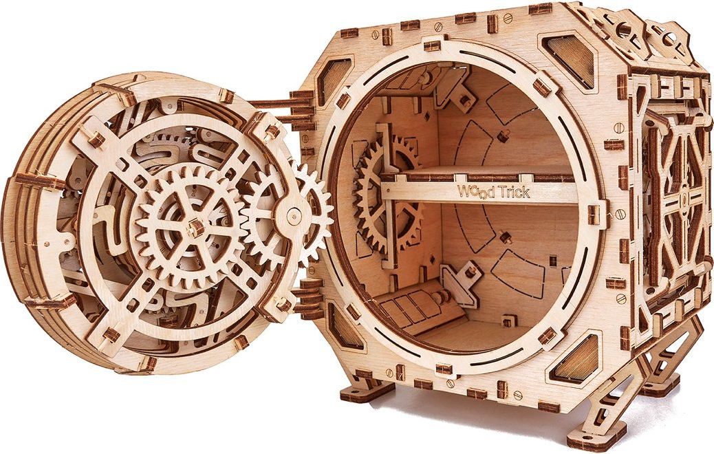Wood Trick "Trezor" - 3D dřevěné mechanické puzzle - obrázek 3