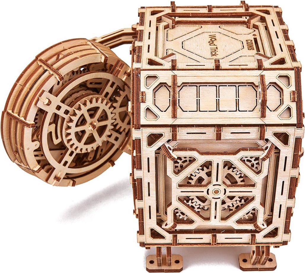 Wood Trick "Trezor" - 3D dřevěné mechanické puzzle - obrázek 4