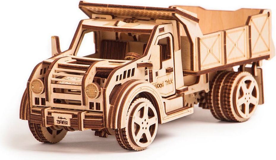 Wood Trick  "Nákladní auto č. 2" - 3D dřevěné mechanické puzzle - obrázek 1
