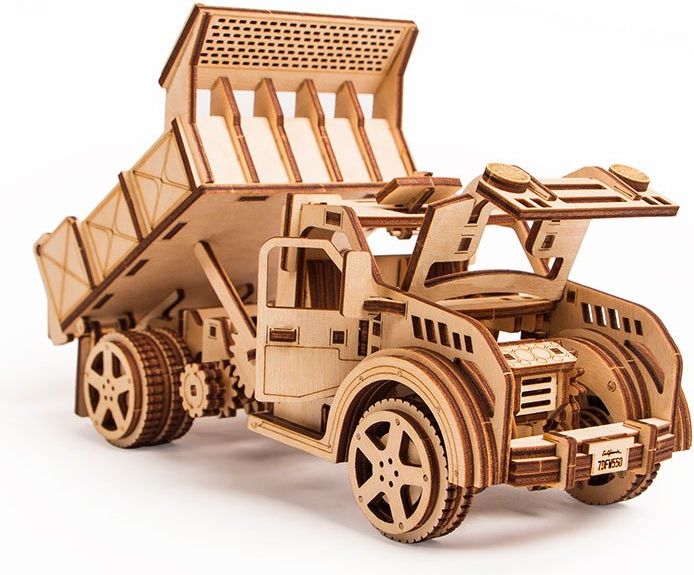 Wood Trick  "Nákladní auto č. 2" - 3D dřevěné mechanické puzzle - obrázek 4