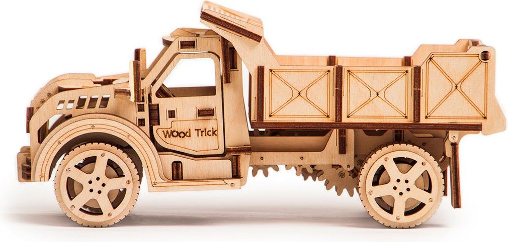Wood Trick  "Nákladní auto č. 2" - 3D dřevěné mechanické puzzle - obrázek 5