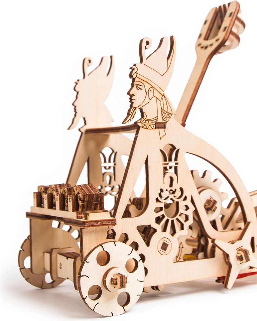 Wood Trick  "Katapult" - 3D dřevěné mechanické puzzle - obrázek 3