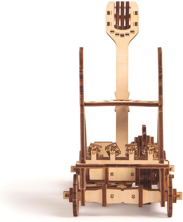 Wood Trick  "Katapult" - 3D dřevěné mechanické puzzle - obrázek 4