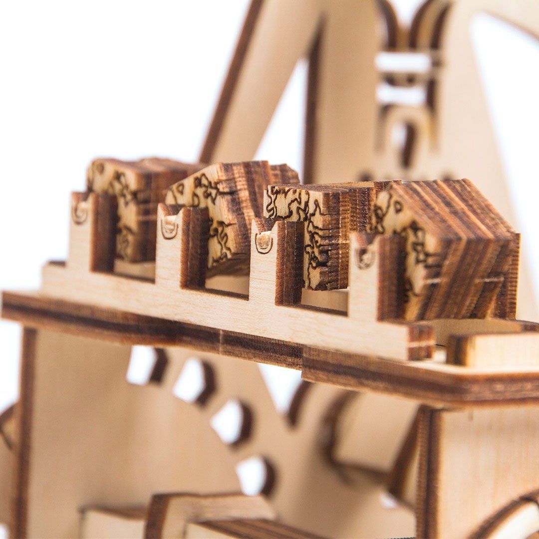 Wood Trick  "Katapult" - 3D dřevěné mechanické puzzle - obrázek 7