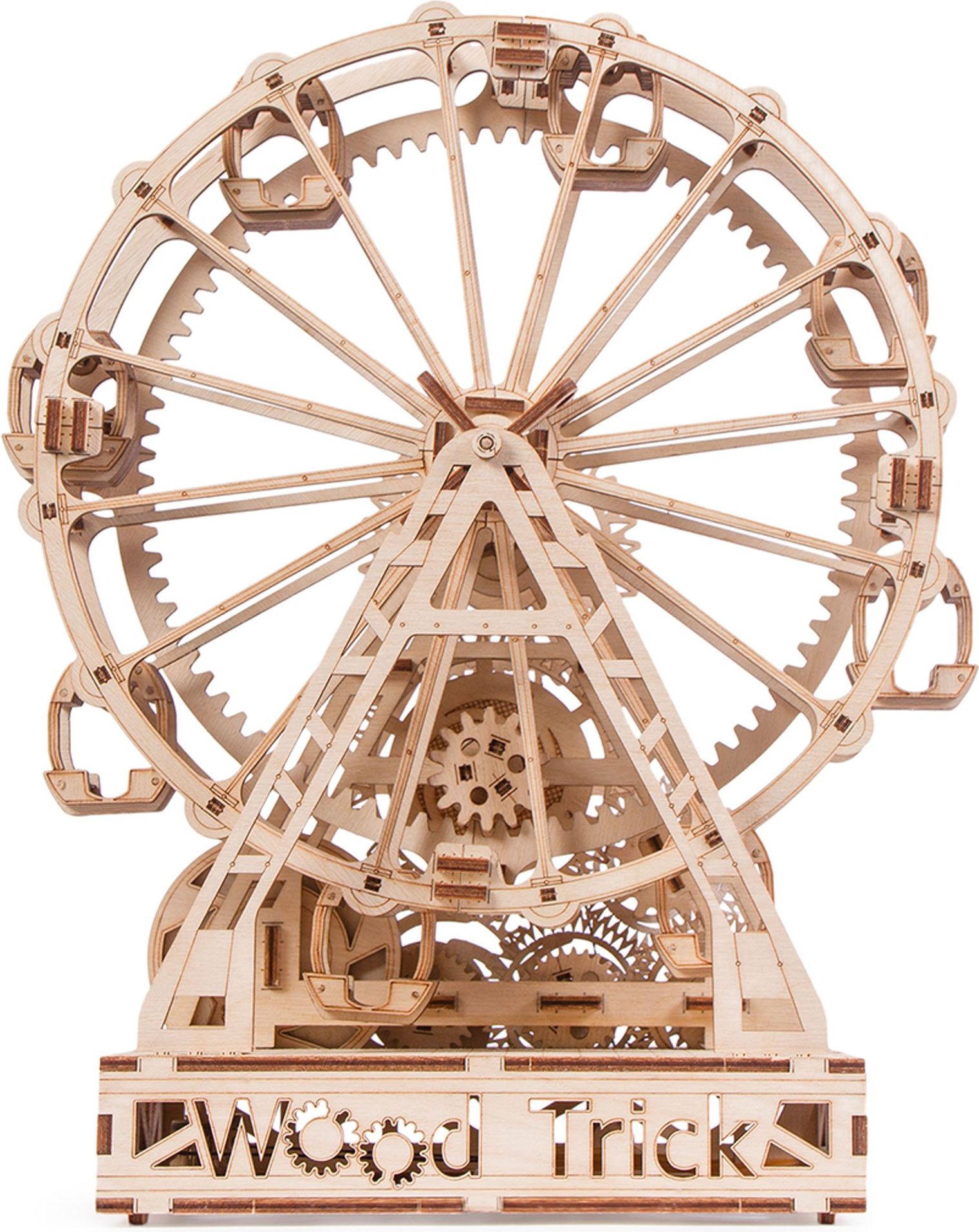 Wood Trick  "Velké vyhlídkové kolo" - 3D dřevěné mechanické puzzle - obrázek 1