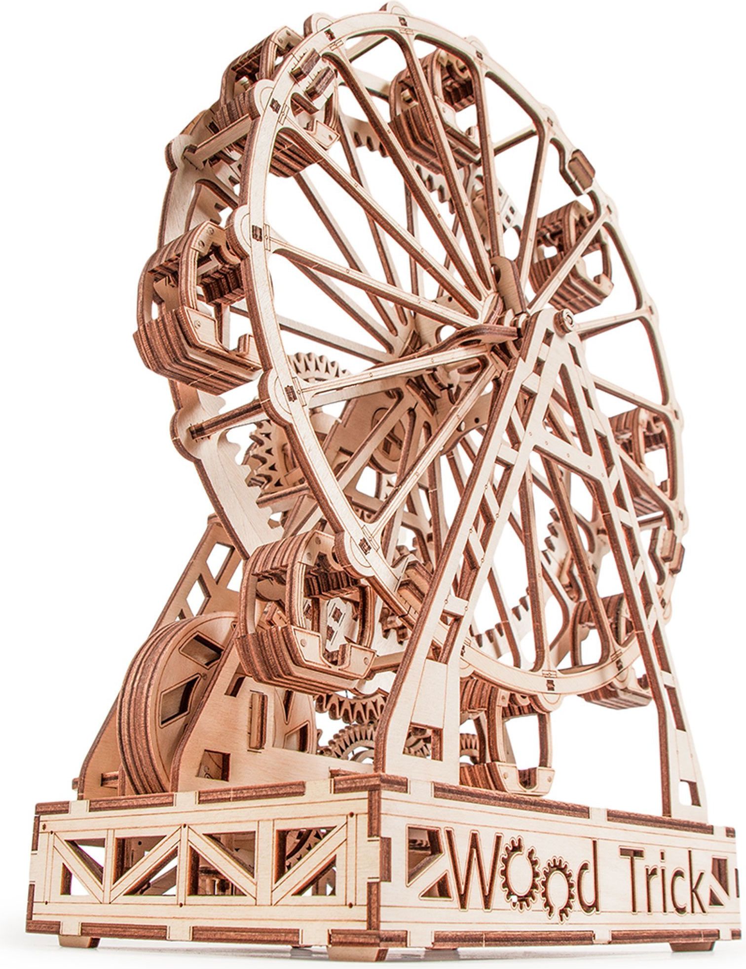 Wood Trick  "Velké vyhlídkové kolo" - 3D dřevěné mechanické puzzle - obrázek 2