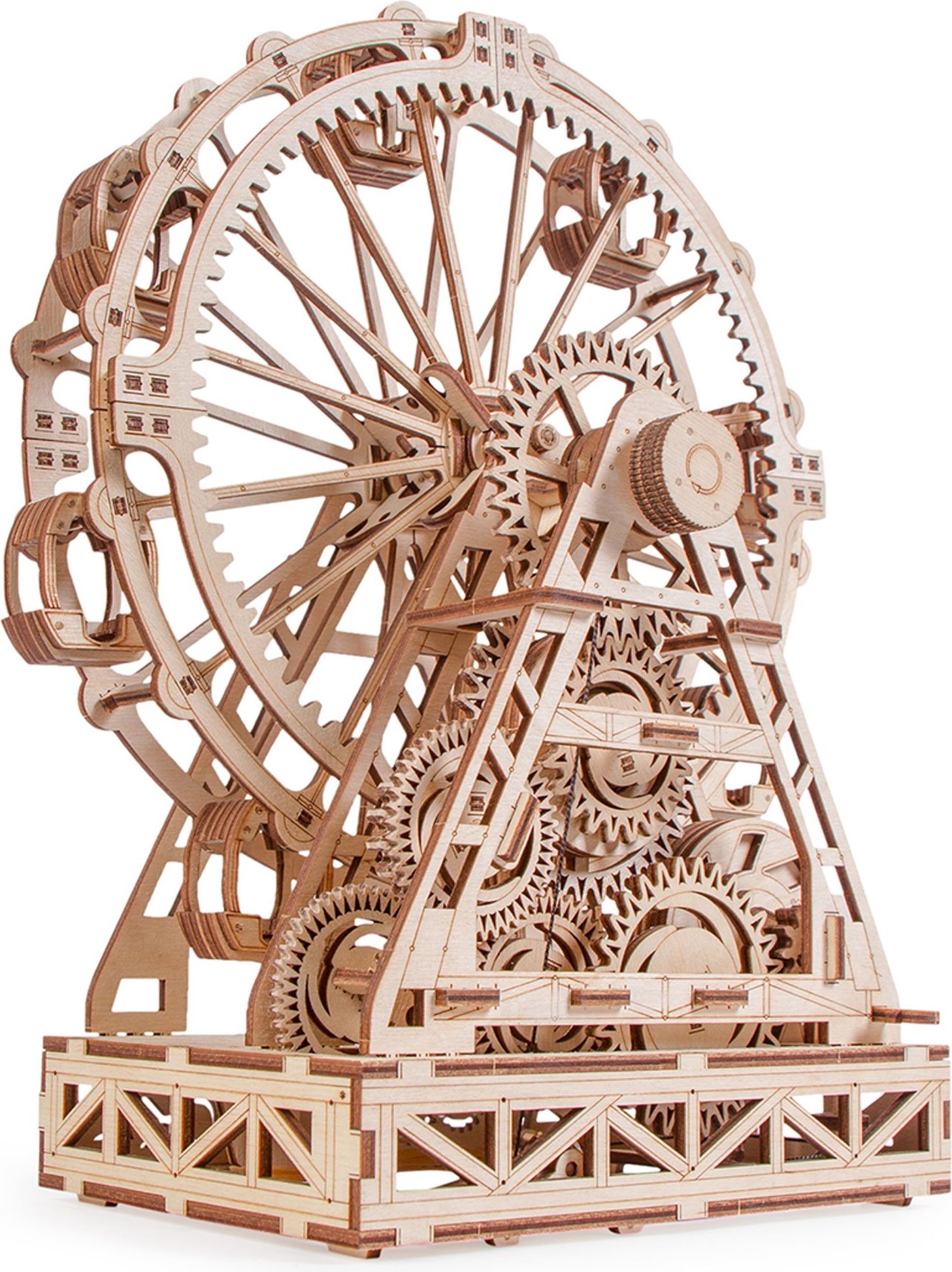 Wood Trick  "Velké vyhlídkové kolo" - 3D dřevěné mechanické puzzle - obrázek 3