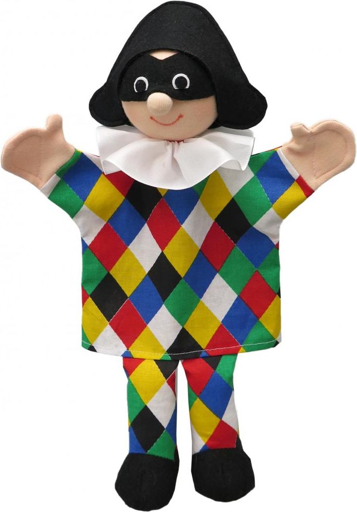 Maňásek na ruku - Harlekýn - obrázek 1