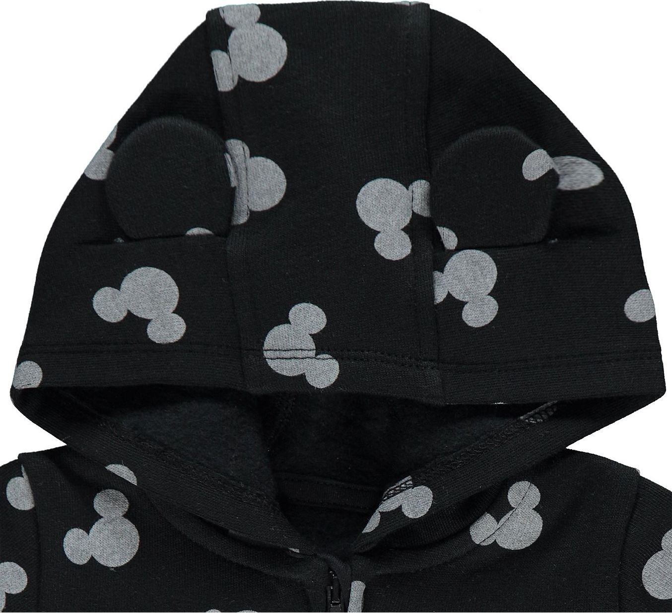 Kojenecká mikina GEORGE, černá, motiv Mickey mouse Velikost: 56 - 62cm (0 - 3 měsíce) - obrázek 2
