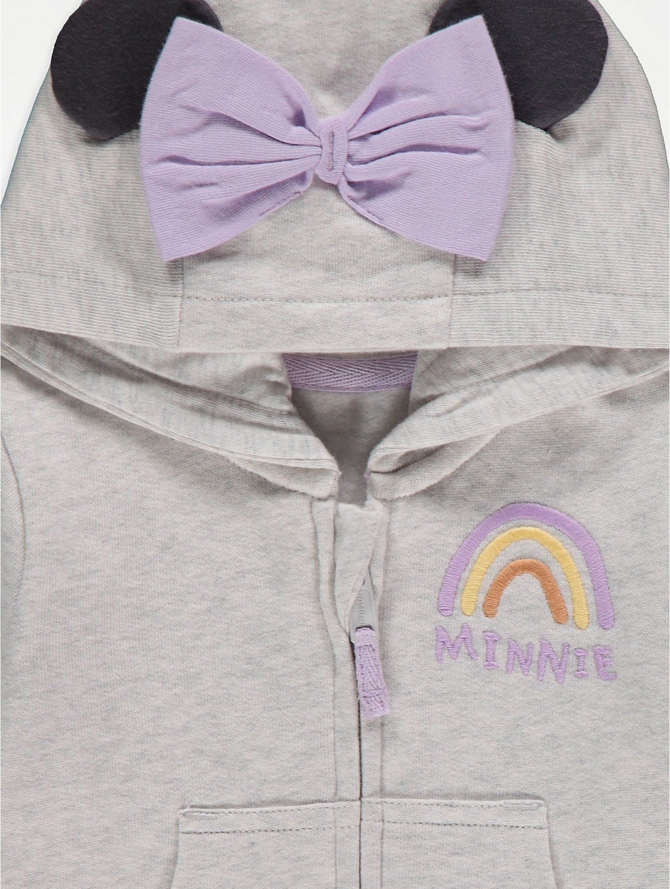Kojenecká mikina GEORGE, šedá, motiv Minie Mouse Velikost: 62 - 68cm (3 - 6 měsíců) - obrázek 2
