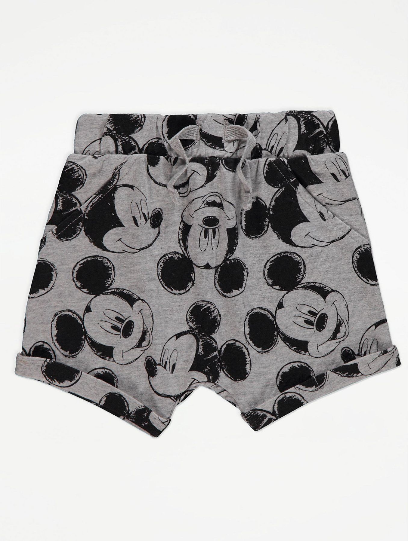 Kojenecké tričko a kraťásky GEORGE, šedé, motiv Mickey Mouse Velikost: 56 - 62cm (0 - 3 měsíce) - obrázek 2