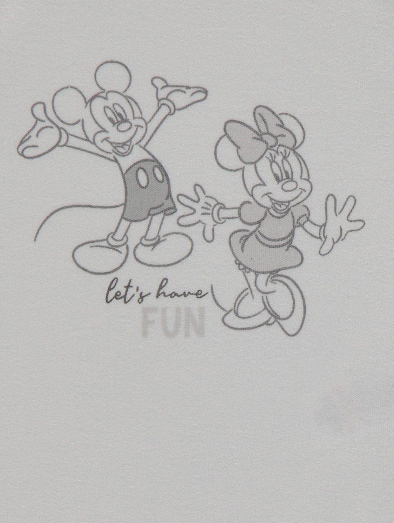 Kojenecké body GEORGE, 7ks v balení, motiv Mickey a Minnie Mouse Velikost: 56 - 62cm (0 - 3 měsíce) - obrázek 3