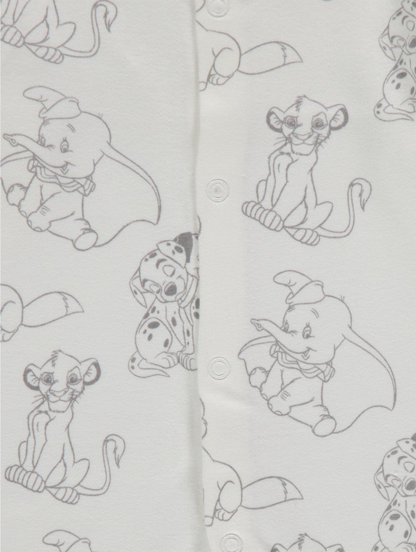 Kojenecké dupačky GEORGE, 3ks v balení, růžové, motiv Disney Velikost: 56 - 62cm (0 - 3 měsíce) - obrázek 2